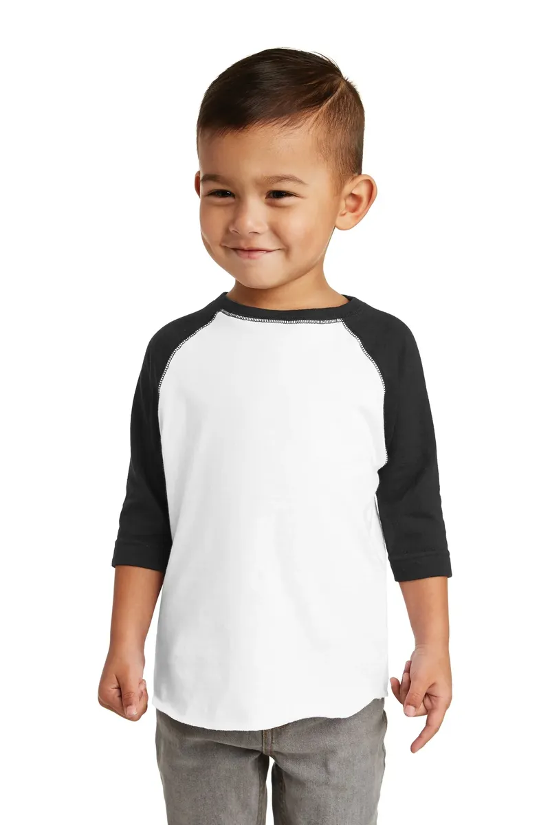 Rabbit Skins Toddler Baseball Fine Jersey Tee. RS3330 - additional view 2