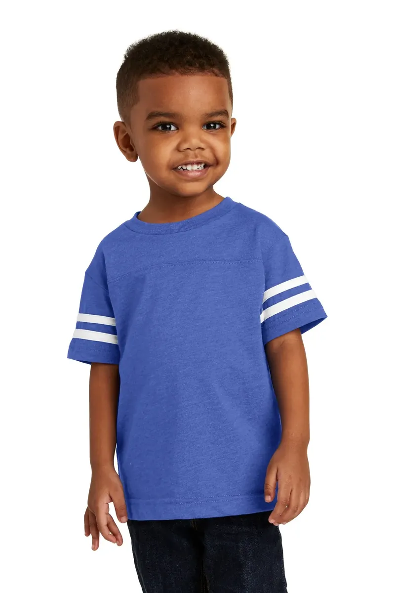 Rabbit Skins Toddler Football Fine Jersey Tee. RS3037 - additional view 2