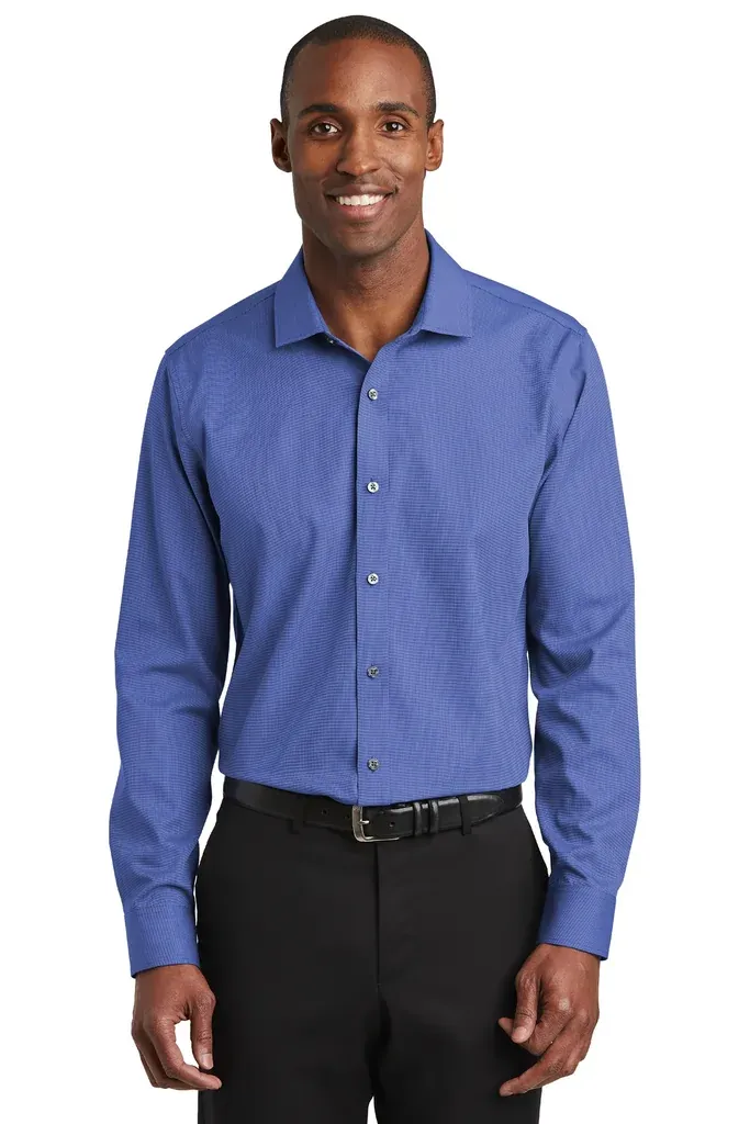 Red House ® Slim Fit Nailhead Non-Iron Shirt. RH390 - additional view 2