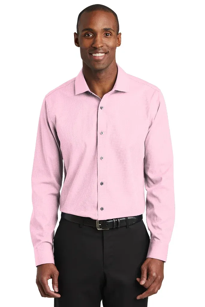 Red House ® Slim Fit Nailhead Non-Iron Shirt. RH390 - additional view 3