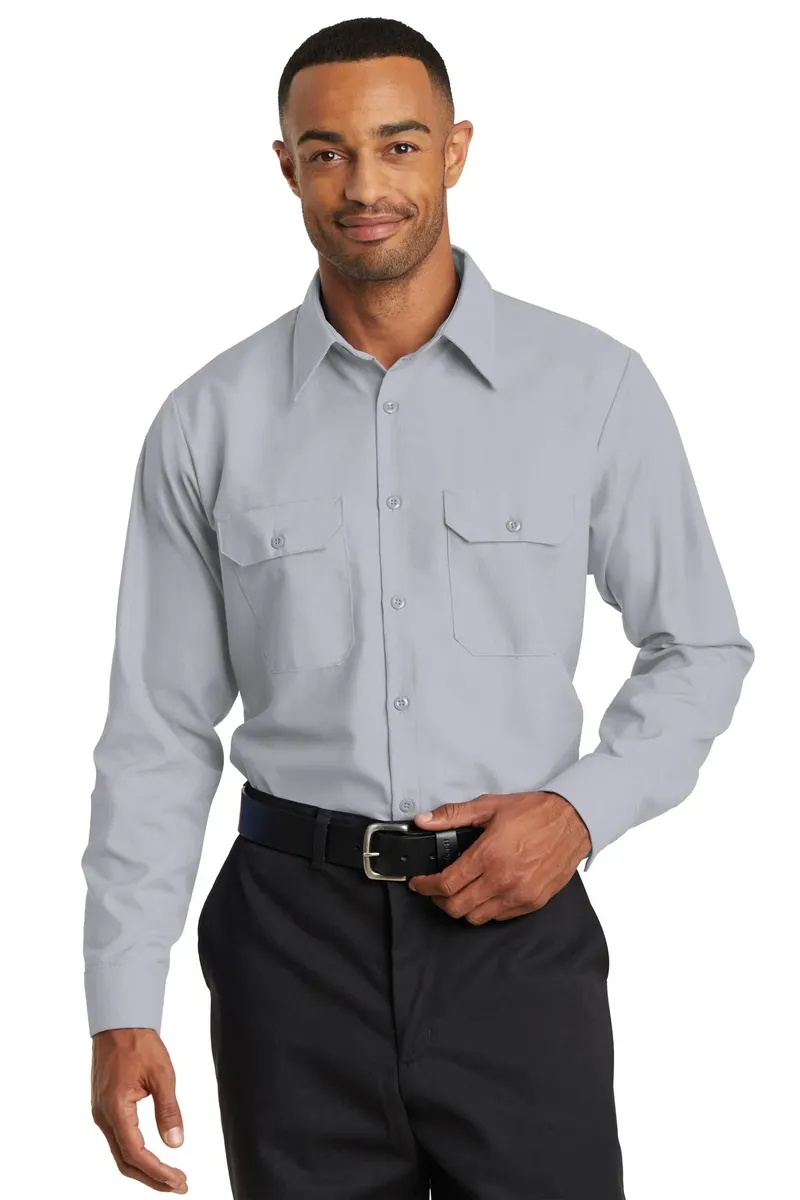 DISCONTINUED Red Kap® Long Sleeve Solid Ripstop Shirt. SY50 - additional view 1