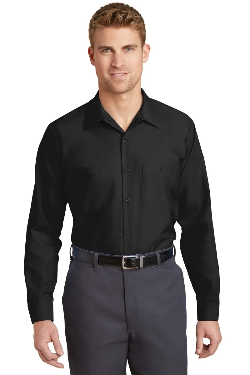 Red Kap® Long Size  Long Sleeve Industrial Work Shirt. SP14LONG - additional view 6