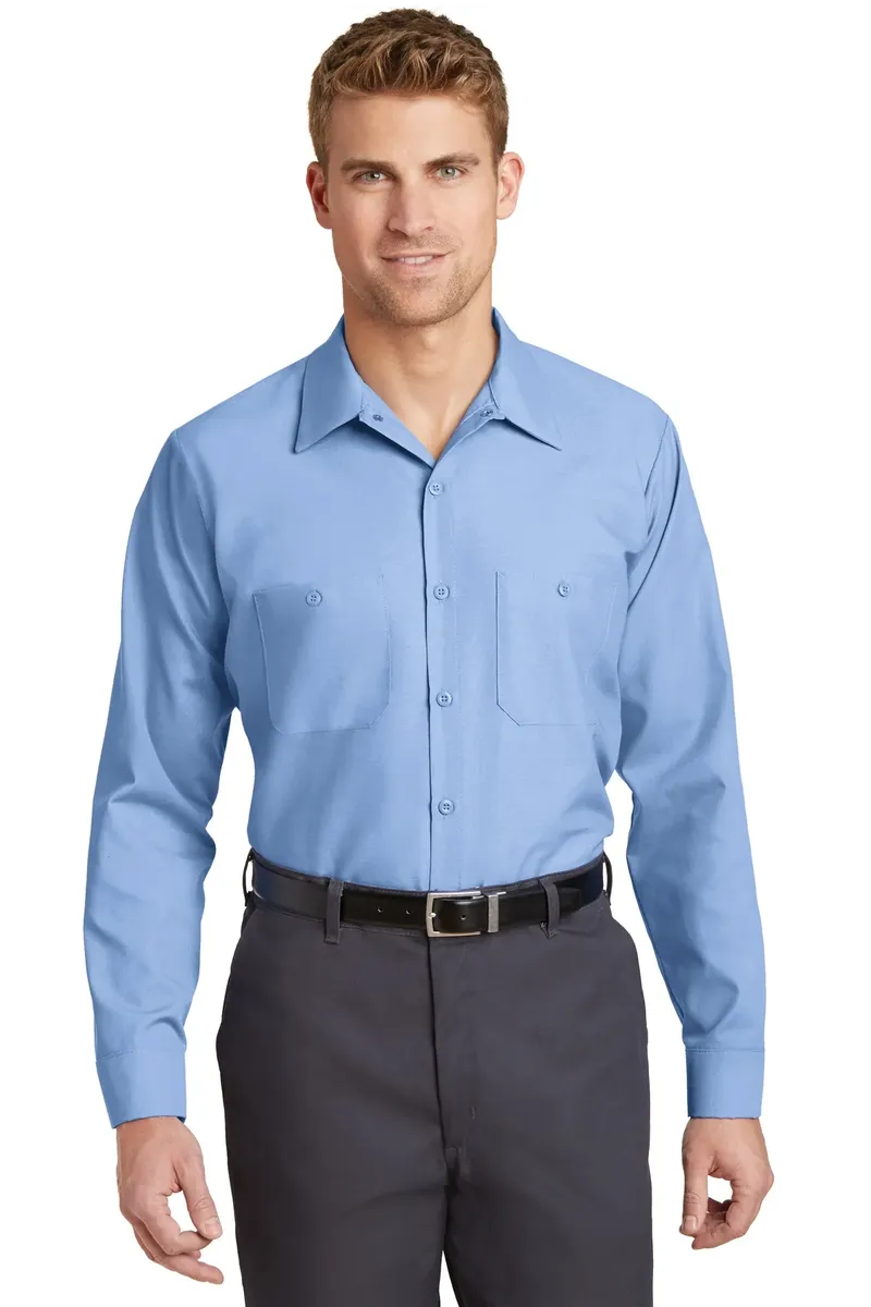 Red Kap® Long Size  Long Sleeve Industrial Work Shirt. SP14LONG