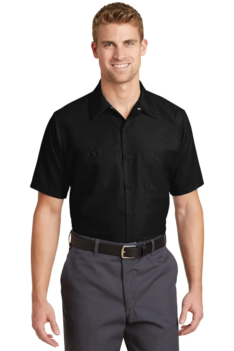 Red Kap® Long Size  Short Sleeve Industrial Work Shirt. SP24LONG - additional view 4