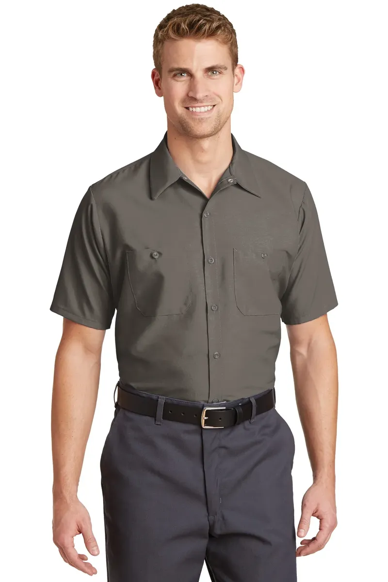 Red Kap® Long Size  Short Sleeve Industrial Work Shirt. SP24LONG - additional view 2