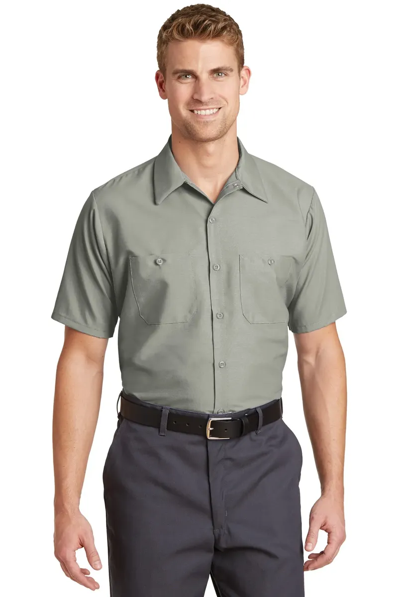 Red Kap® Long Size  Short Sleeve Industrial Work Shirt. SP24LONG - additional view 3