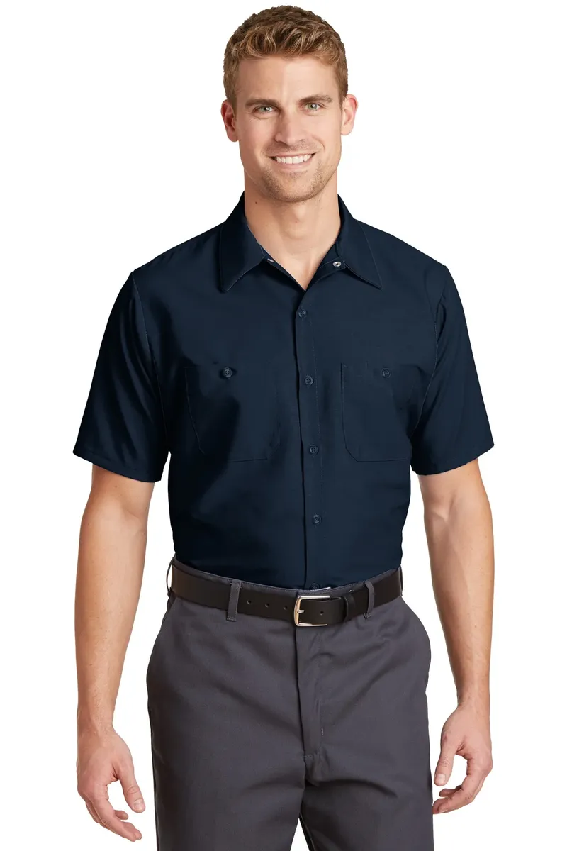 Red Kap® Long Size  Short Sleeve Industrial Work Shirt. SP24LONG - additional view 7