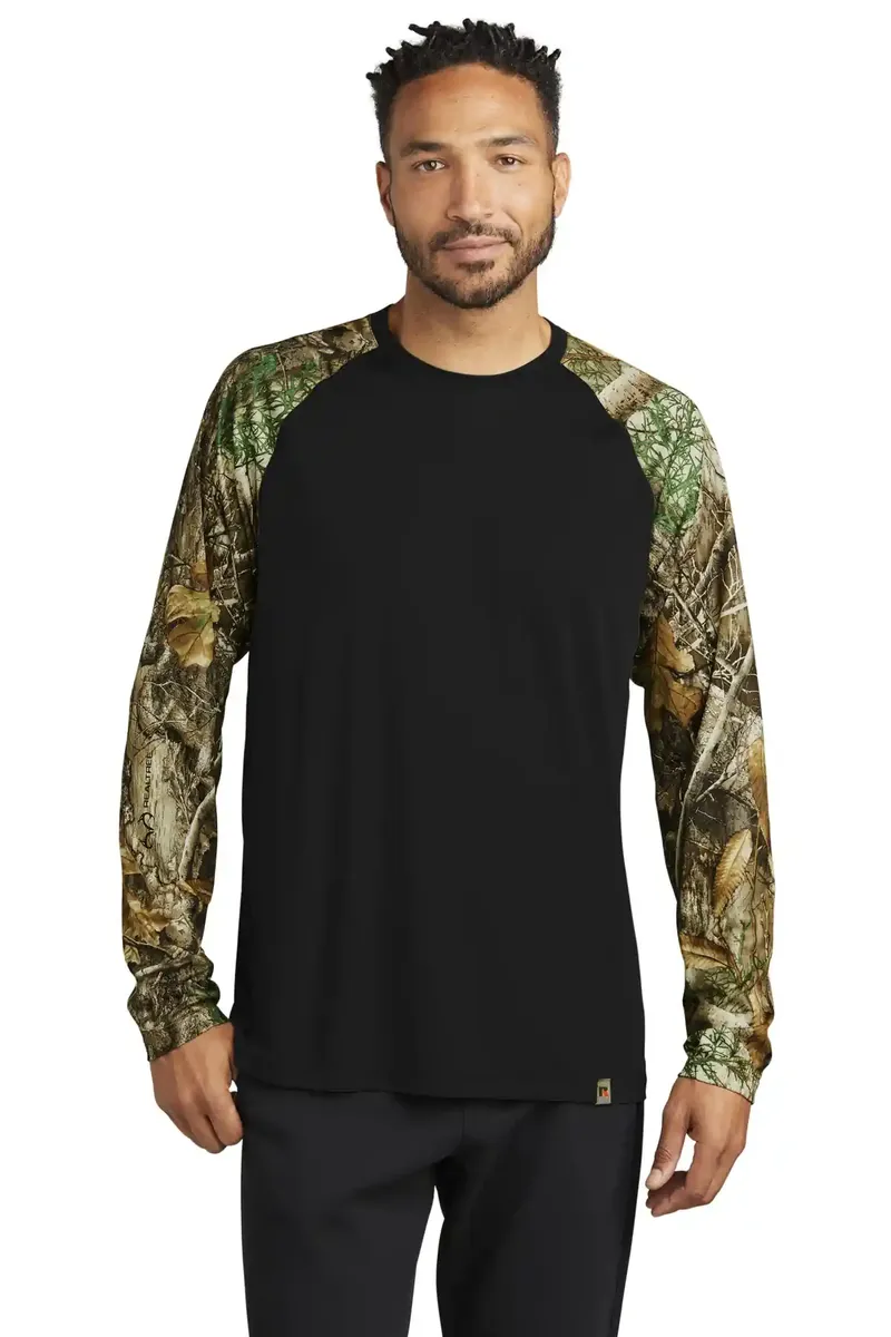 Russell Outdoors Realtree® Colorblock Performance Long Sleeve Tee RU151LS - additional view 1