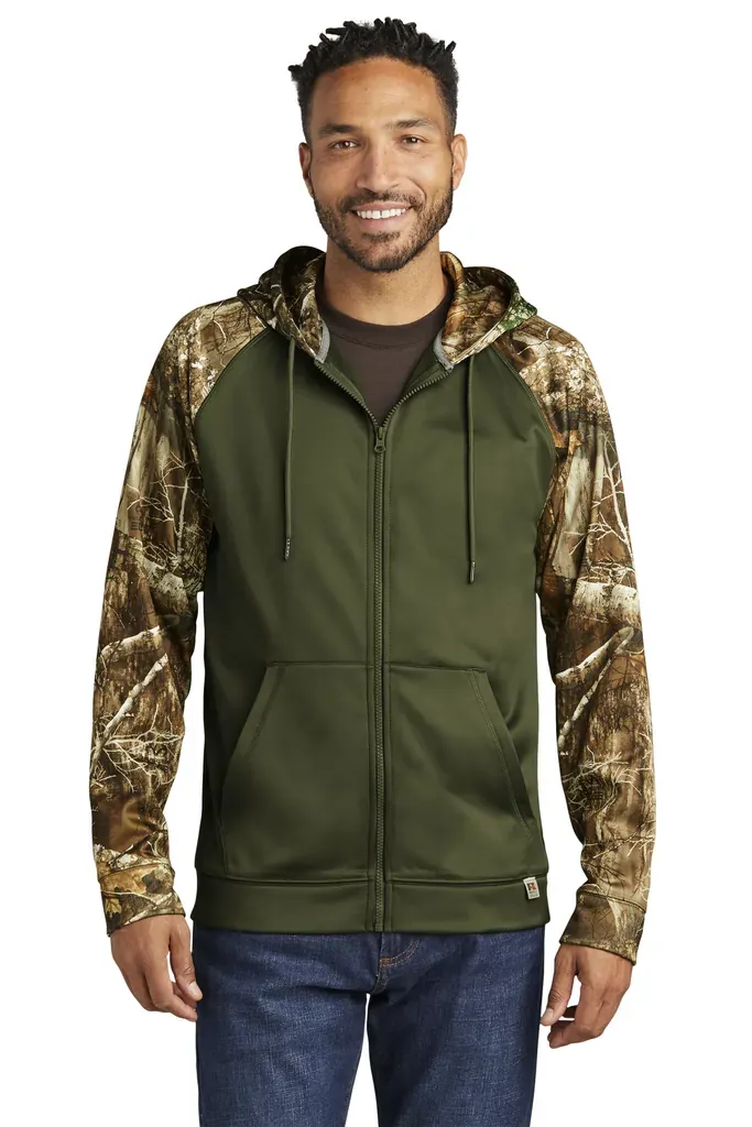 Russell Outdoors Realtree® Performance Colorblock Full-Zip Hoodie RU452 - additional view 2