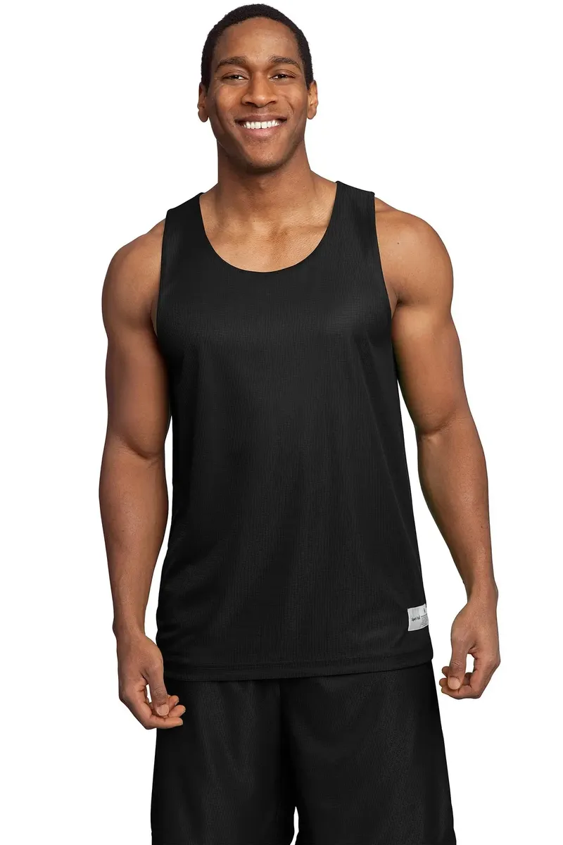 DISCONTINUED Sport-Tek® PosiCharge® Mesh Reversible Tank. T550 - additional view 3
