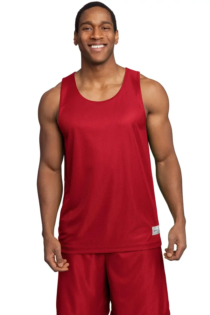 DISCONTINUED Sport-Tek® PosiCharge® Mesh Reversible Tank. T550 - additional view 5