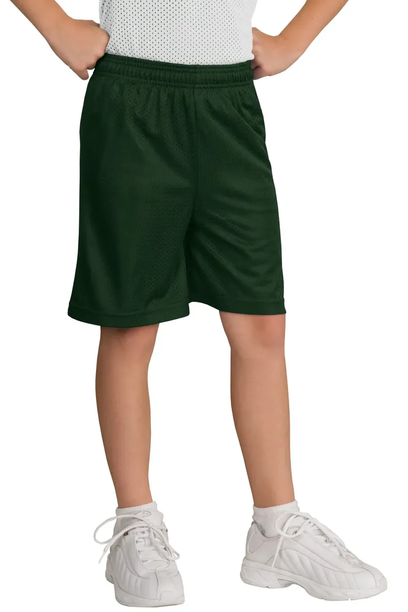 DISCONTINUED Sport-Tek® Youth Mesh Short.  YT510 - additional view 2