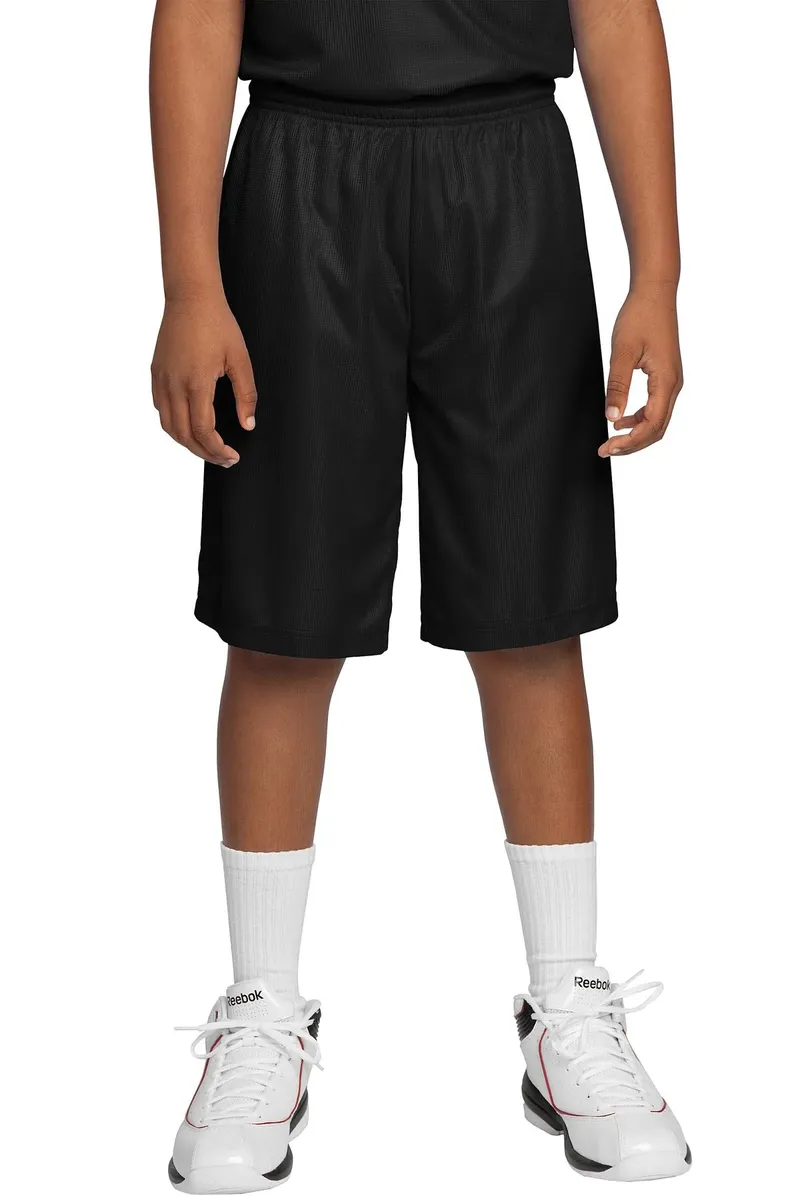 DISCONTINUED Sport-Tek® Youth PosiCharge® Mesh Reversible Short. YT560 - additional view 3