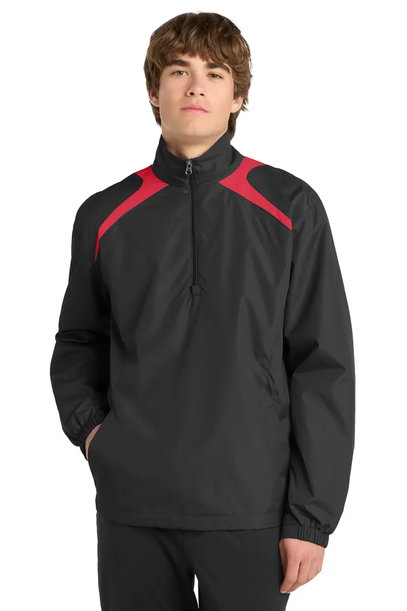 Sport-Tek® 1/2-Zip Wind Shirt. JST75 - additional view 1