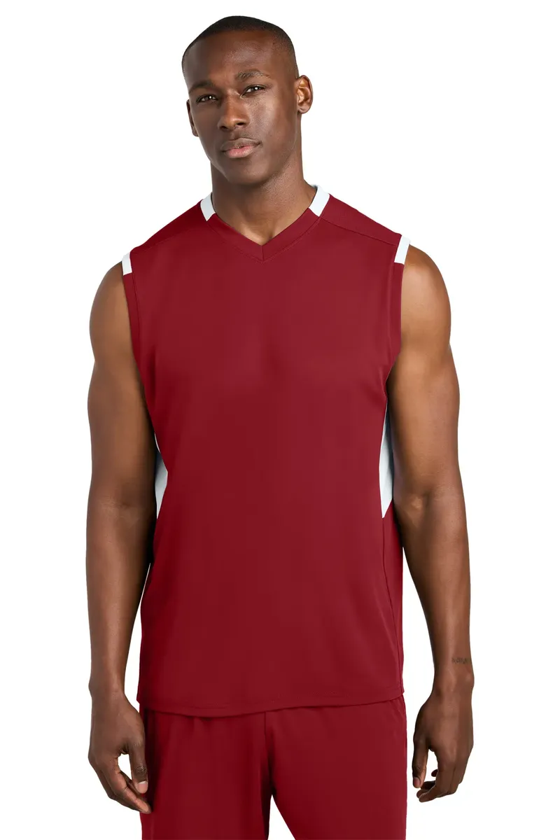 Sport-Tek® Club Sleeveless V-Neck ST441 - additional view 3