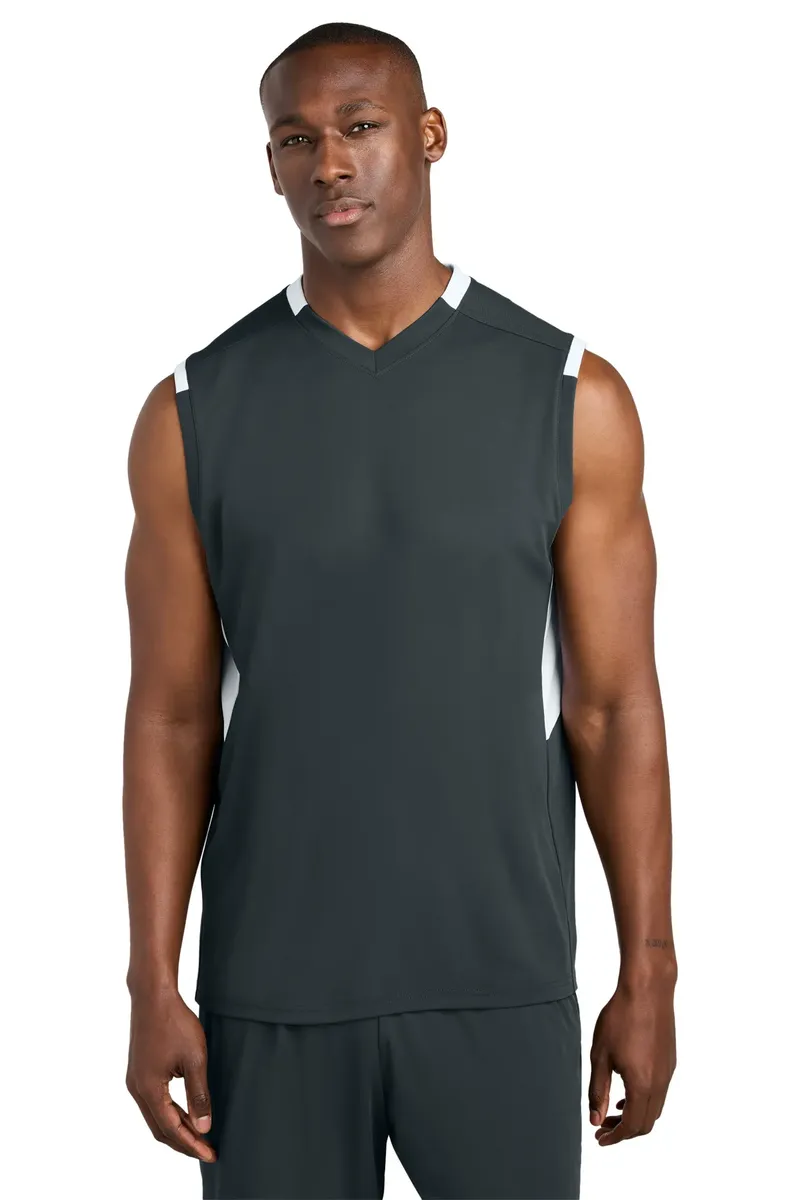 Sport-Tek® Club Sleeveless V-Neck ST441 - additional view 1