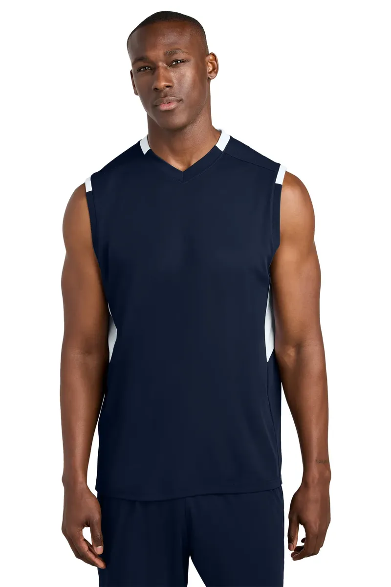 Sport-Tek® Club Sleeveless V-Neck ST441 - additional view 2
