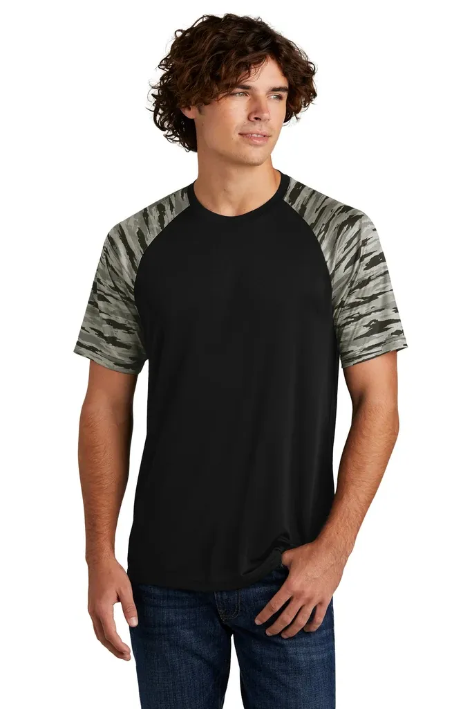Sport-Tek® Drift Camo Colorblock Tee ST376 - additional view 1
