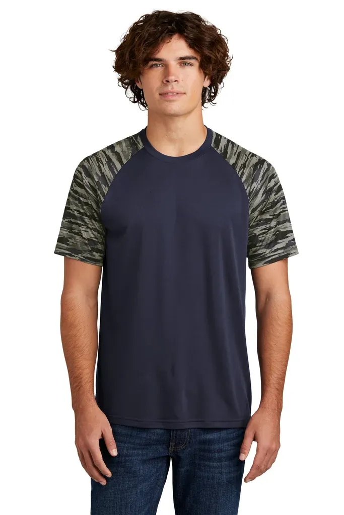 Sport-Tek® Drift Camo Colorblock Tee ST376 - additional view 5
