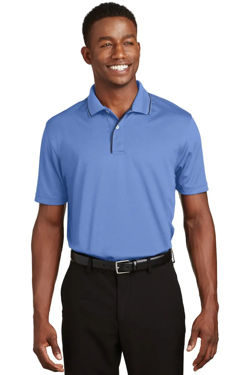 Sport-Tek® Dri-Mesh® Polo with Tipped Collar and Piping.  K467 - additional view 3