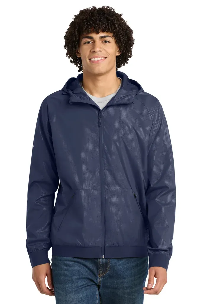 Sport-Tek® Embossed Hooded Wind Jacket. JST53 - additional view 2