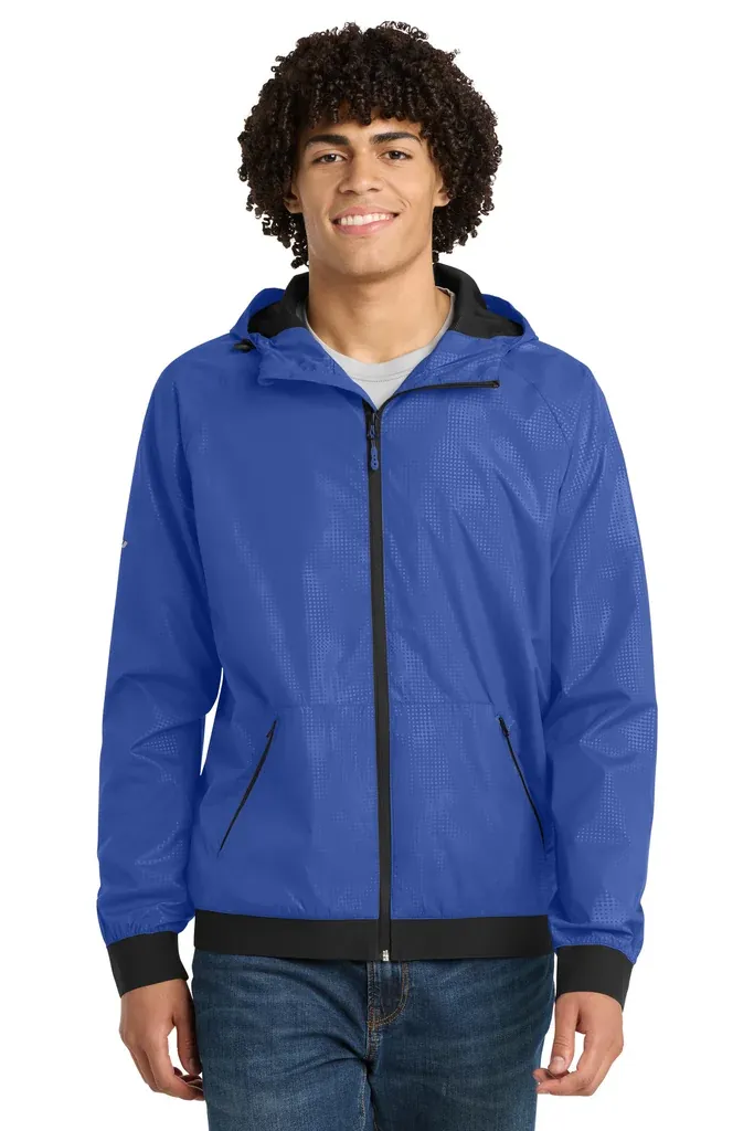 Sport-Tek® Embossed Hooded Wind Jacket. JST53 - additional view 3