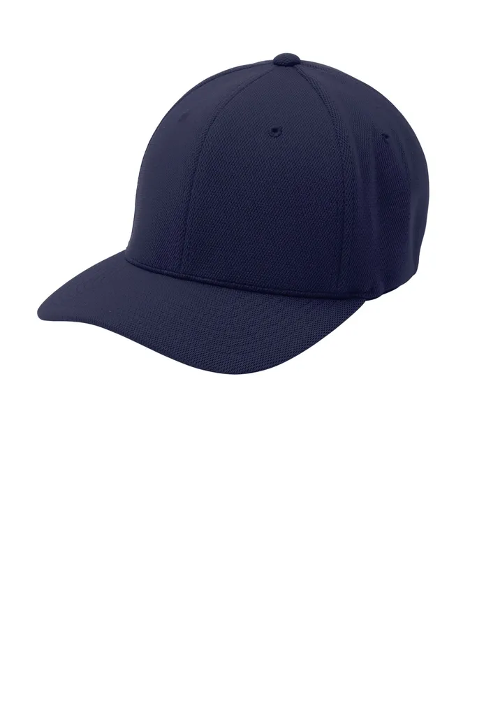 Sport-Tek® Flexfit® Cool & Dry Poly Block Mesh Cap. STC22 - additional view 5