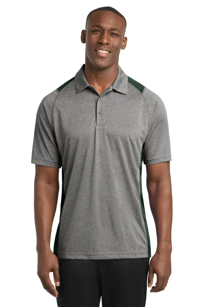 Sport-Tek® Heather Colorblock Contender Polo. ST665 - additional view 8
