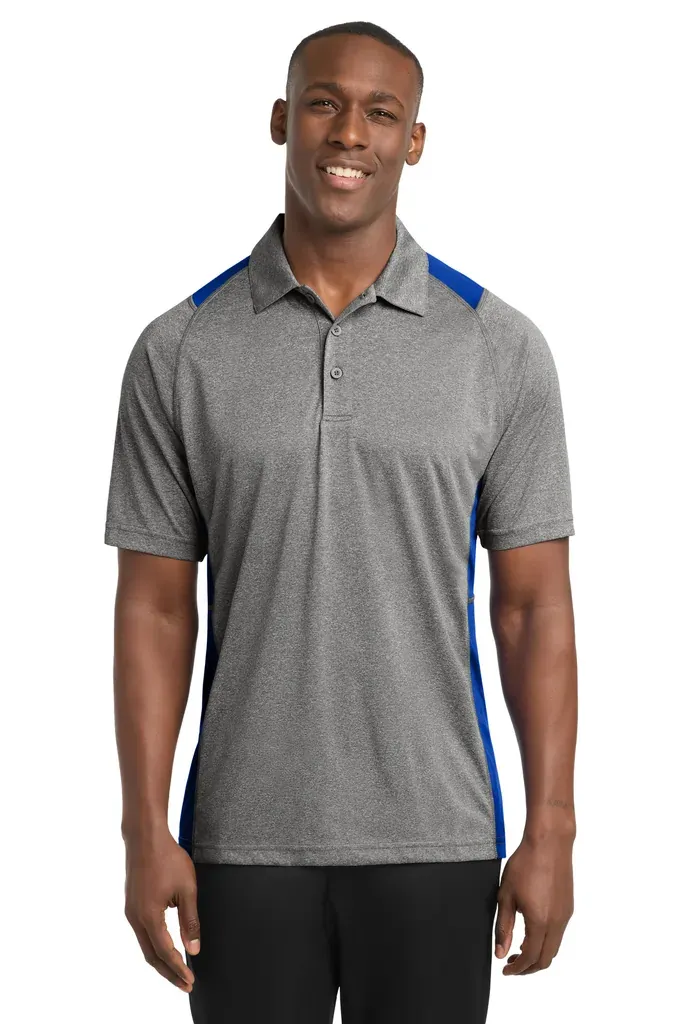 Sport-Tek® Heather Colorblock Contender Polo. ST665 - additional view 11