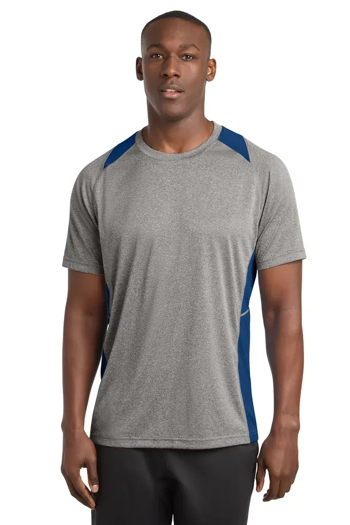 Sport-Tek® Heather Colorblock Contender Tee. ST361 - additional view 6