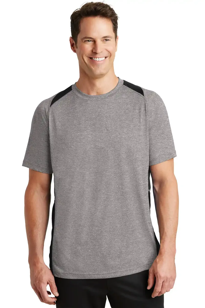 Sport-Tek® Heather Colorblock Contender Tee. ST361 - additional view 7