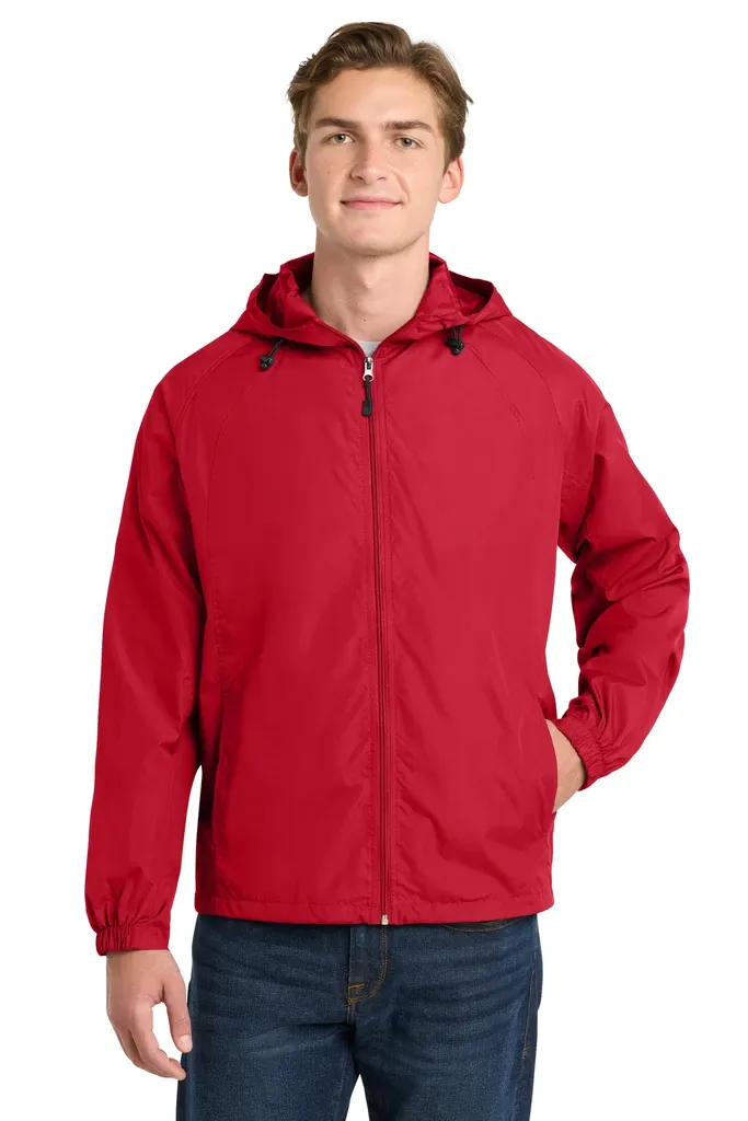 Sport-Tek® Hooded Raglan Jacket. JST73 - additional view 1
