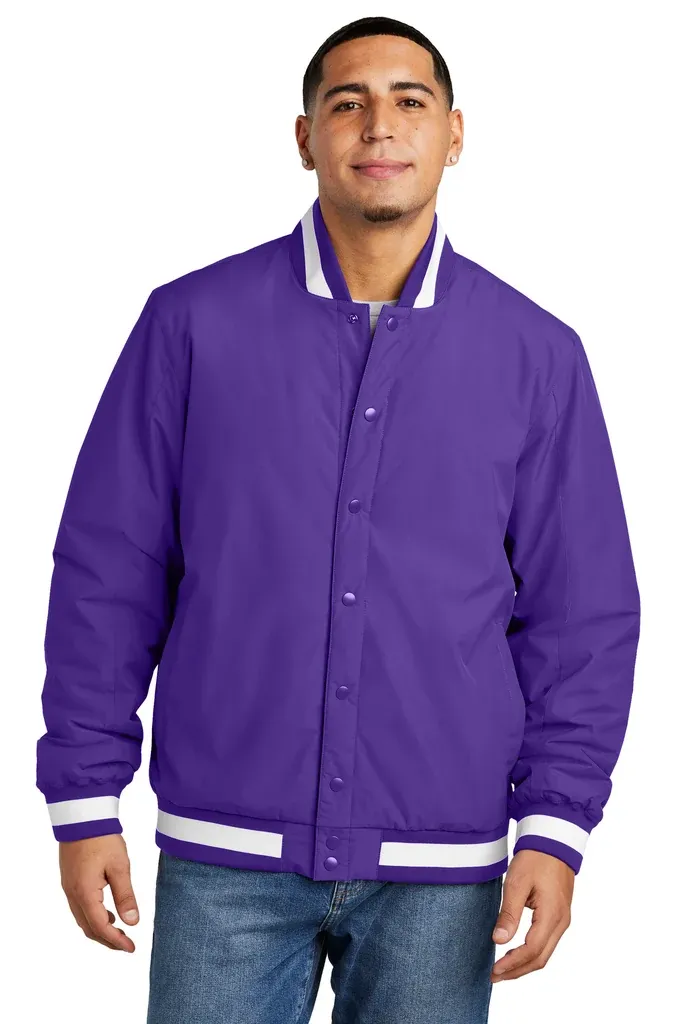 Sport-Tek® Insulated Varsity Jacket JST58 - additional view 5