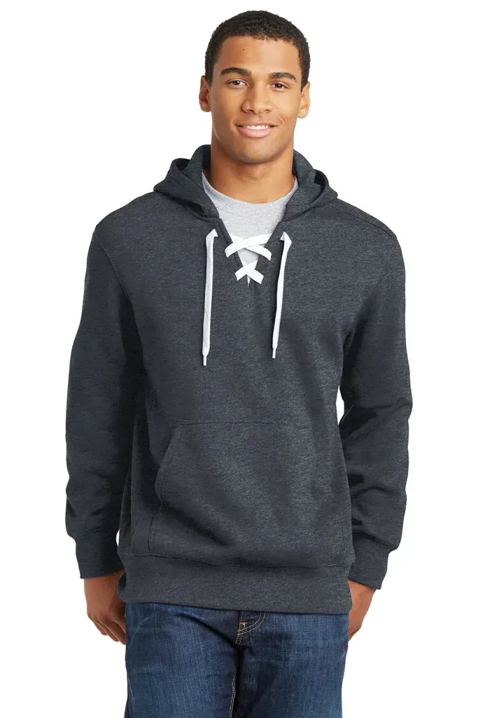 Sport-Tek® Lace Up Pullover Hooded Sweatshirt. ST271 - additional view 1