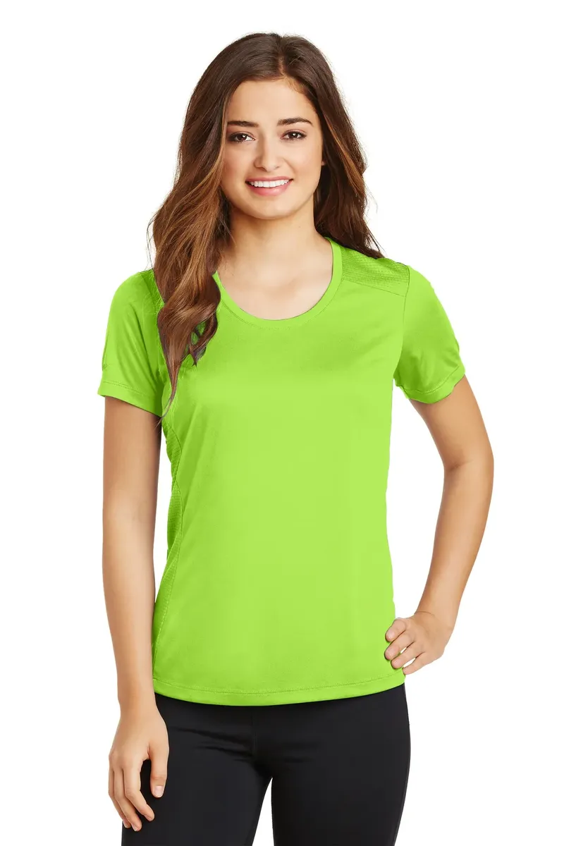Sport-Tek® Ladies PosiCharge® Elevate Scoop Neck Tee. LST380 - additional view 5