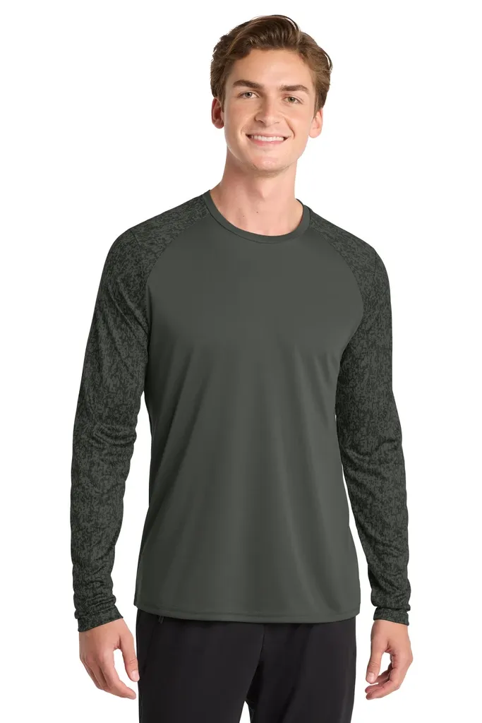 Sport-Tek ® Long Sleeve Digi Camo Tee. ST460LS - additional view 5