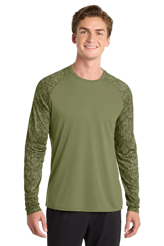 Sport-Tek ® Long Sleeve Digi Camo Tee. ST460LS - additional view 4