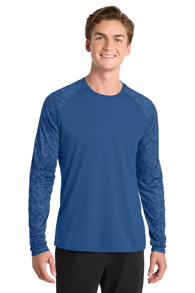Sport-Tek ® Long Sleeve Digi Camo Tee. ST460LS - additional view 2