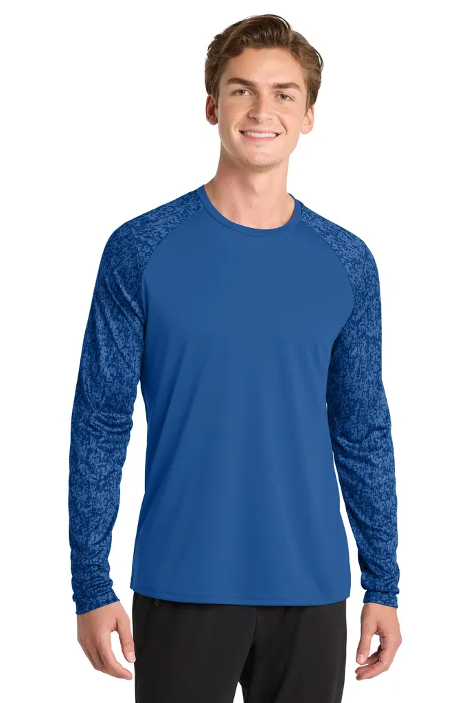 Sport-Tek ® Long Sleeve Digi Camo Tee. ST460LS - additional view 1