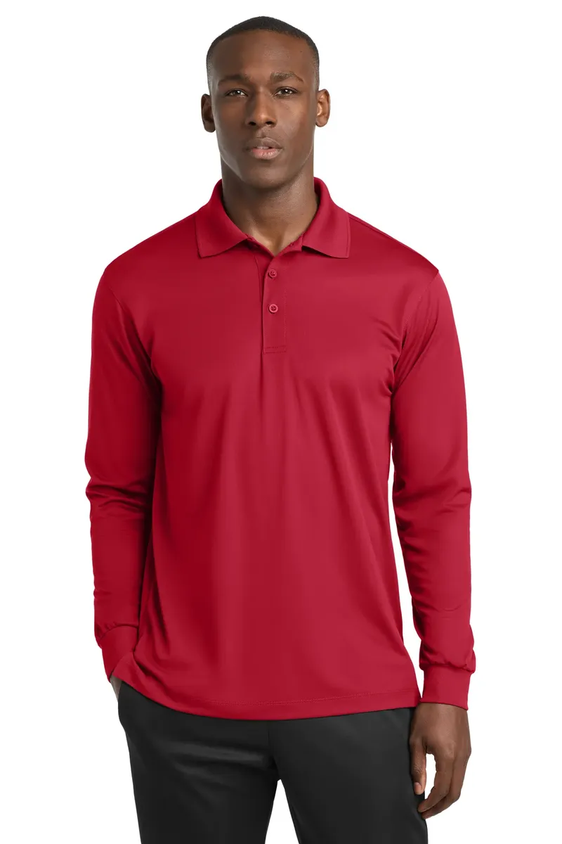 Sport-Tek® Long Sleeve Micropique Sport-Wick® Polo. ST657 - additional view 5