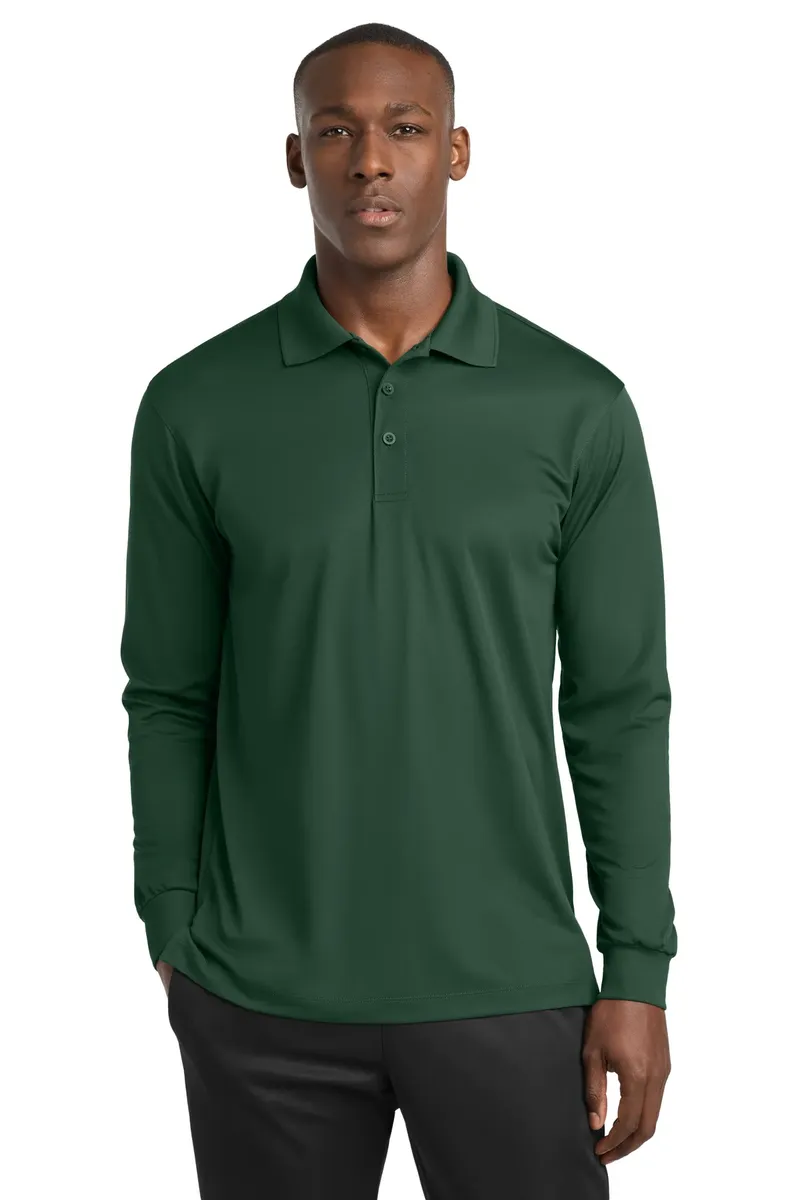 Sport-Tek® Long Sleeve Micropique Sport-Wick® Polo. ST657 - additional view 3