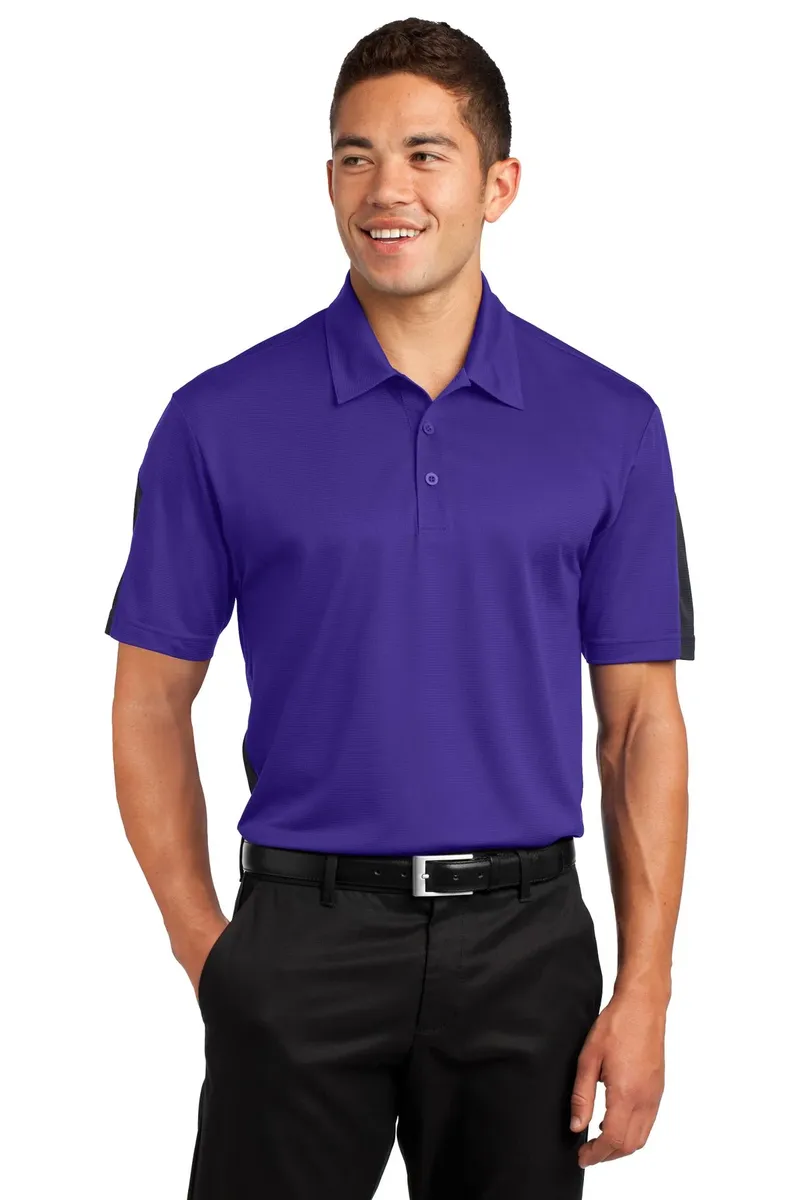 Sport-Tek® PosiCharge® Active Textured Colorblock Polo. ST695 - additional view 2