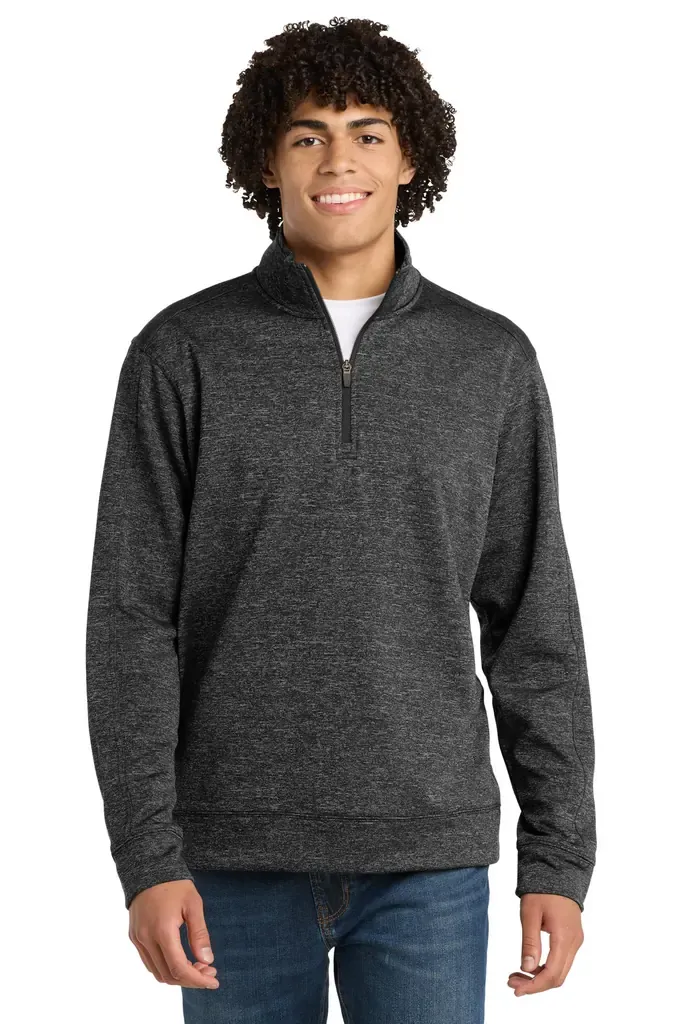 Sport-Tek® PosiCharge® Electric Heather Fleece 1/4-Zip Pullover. ST226 - additional view 3