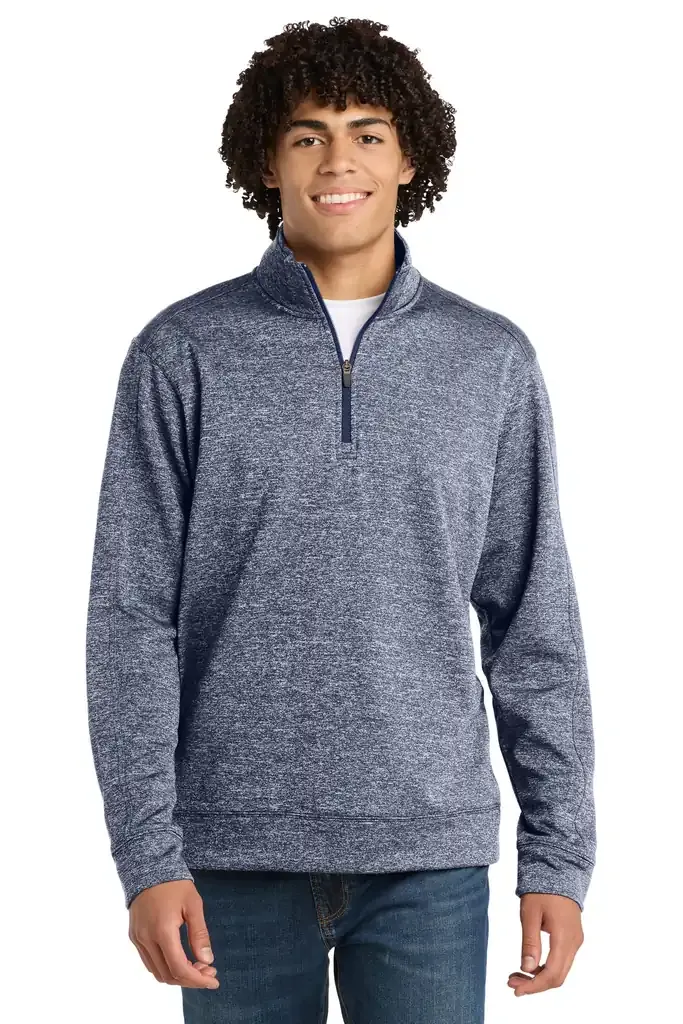 Sport-Tek® PosiCharge® Electric Heather Fleece 1/4-Zip Pullover. ST226 - additional view 4