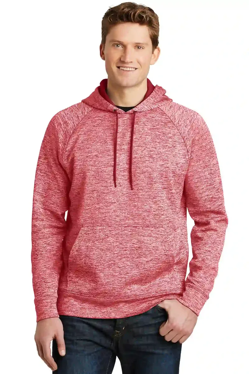 Sport-Tek® PosiCharge® Electric Heather Fleece Hooded Pullover. ST225 - additional view 5