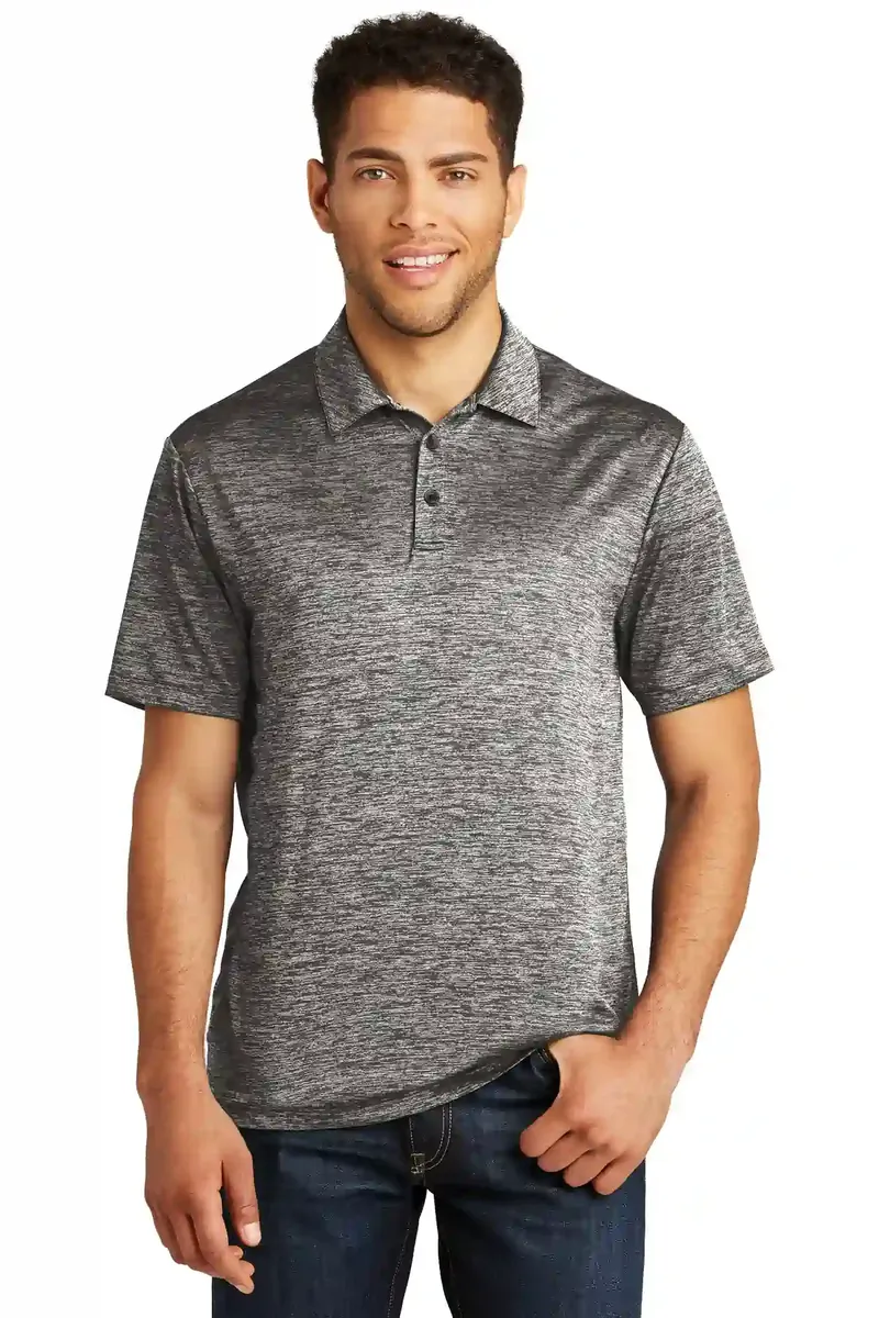 Sport-Tek ® PosiCharge ® Electric Heather Polo. ST590 - additional view 3