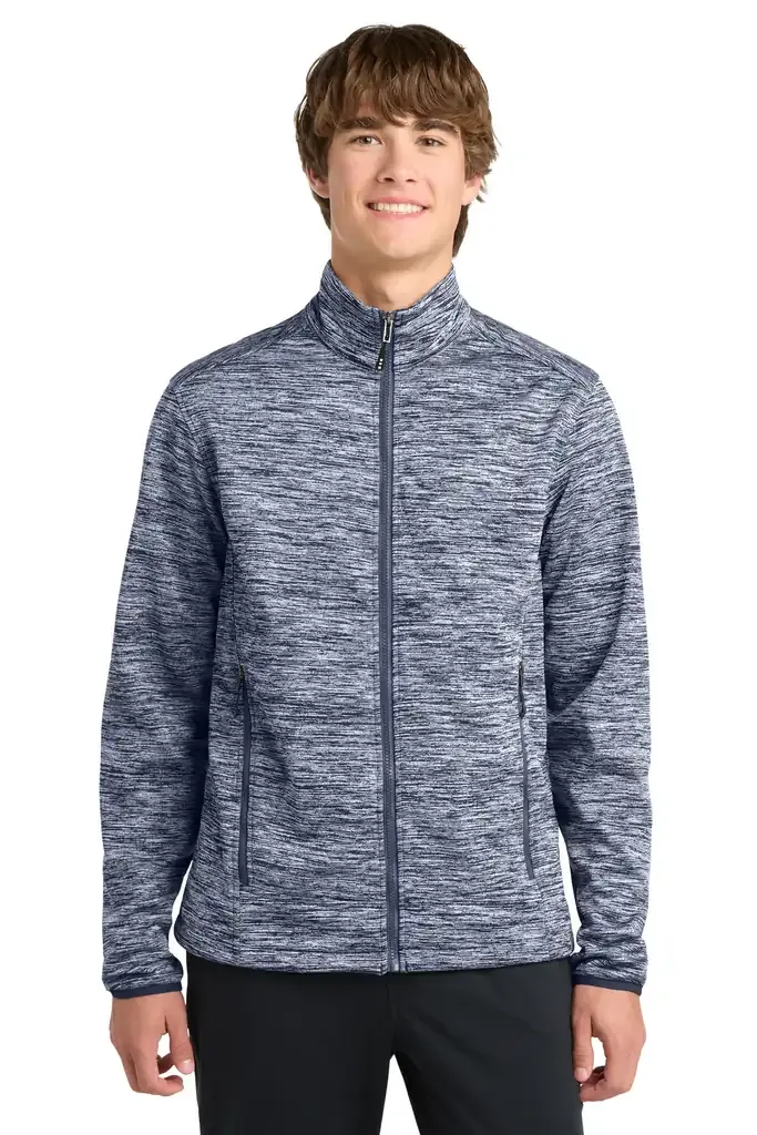 Sport-Tek® PosiCharge® Electric Heather Soft Shell Jacket. JST30 - additional view 2
