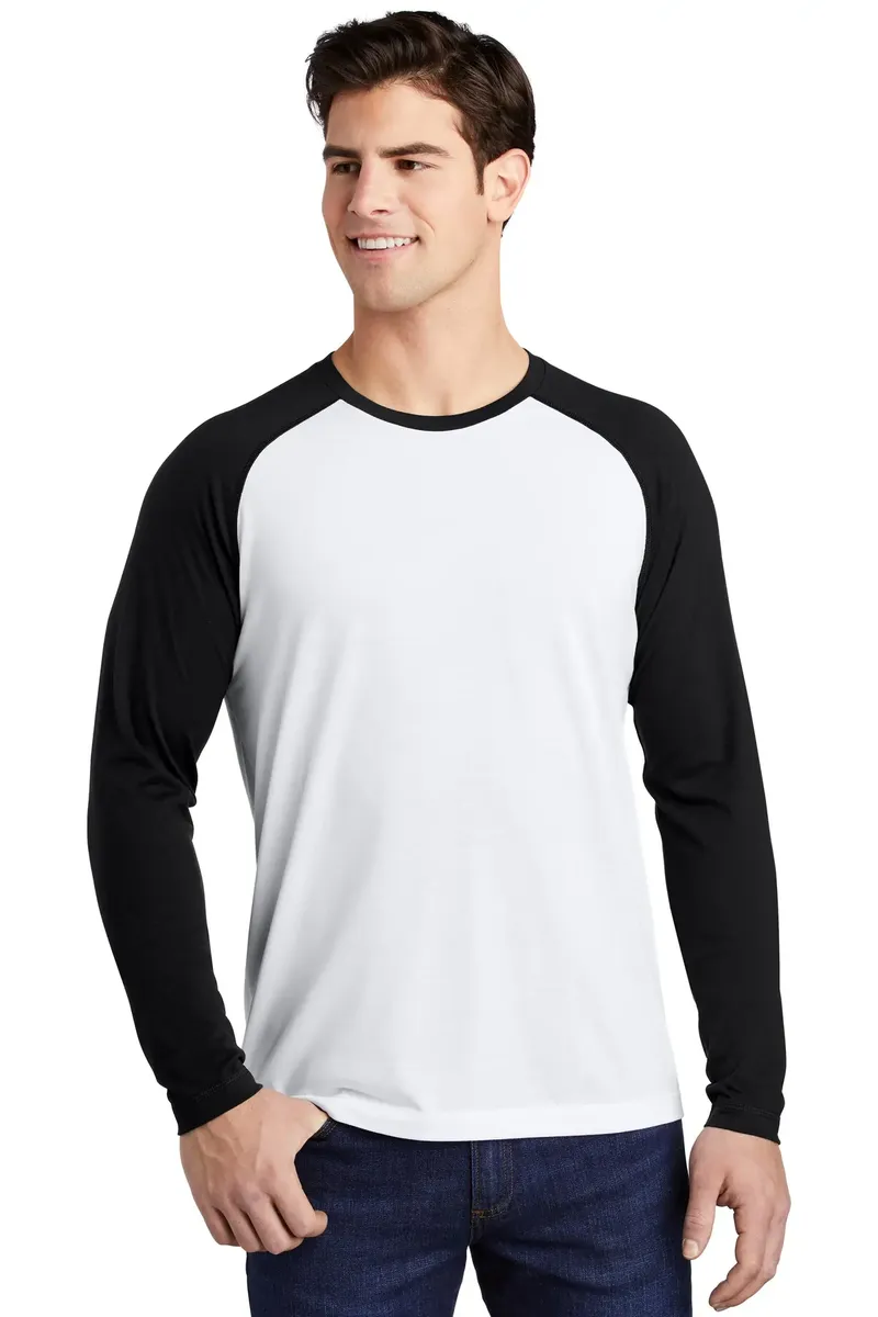Sport-Tek ® PosiCharge ® Long Sleeve Tri-Blend Wicking Raglan Tee ST400LS - additional view 8