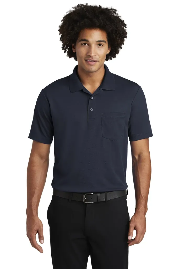 Sport-Tek ® PosiCharge ® RacerMesh ® Pocket Polo. ST640P - additional view 2
