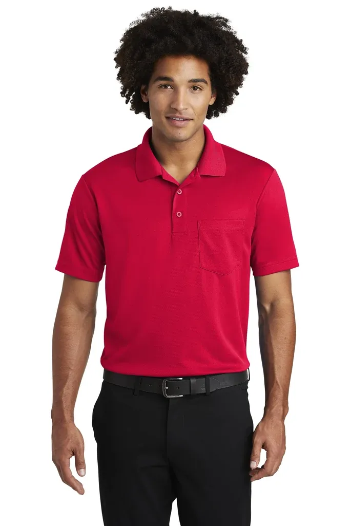 Sport-Tek ® PosiCharge ® RacerMesh ® Pocket Polo. ST640P - additional view 4